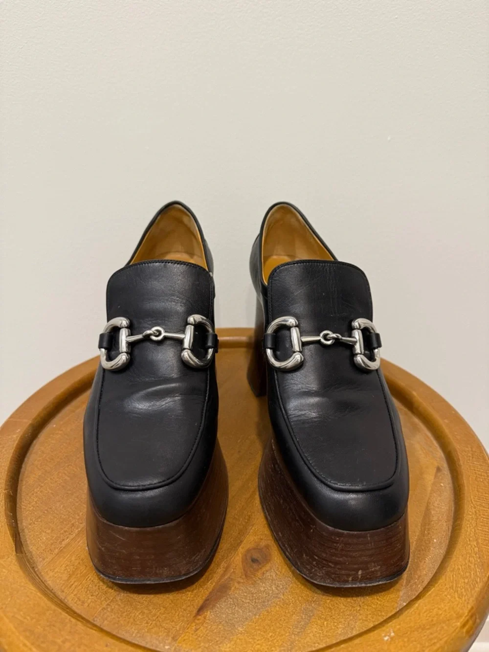 Gucci Houdan Horsebit Platform Loafers - Vintage - Picture 5 of 13